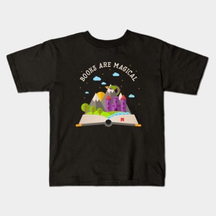 Books are magical Kids T-Shirt